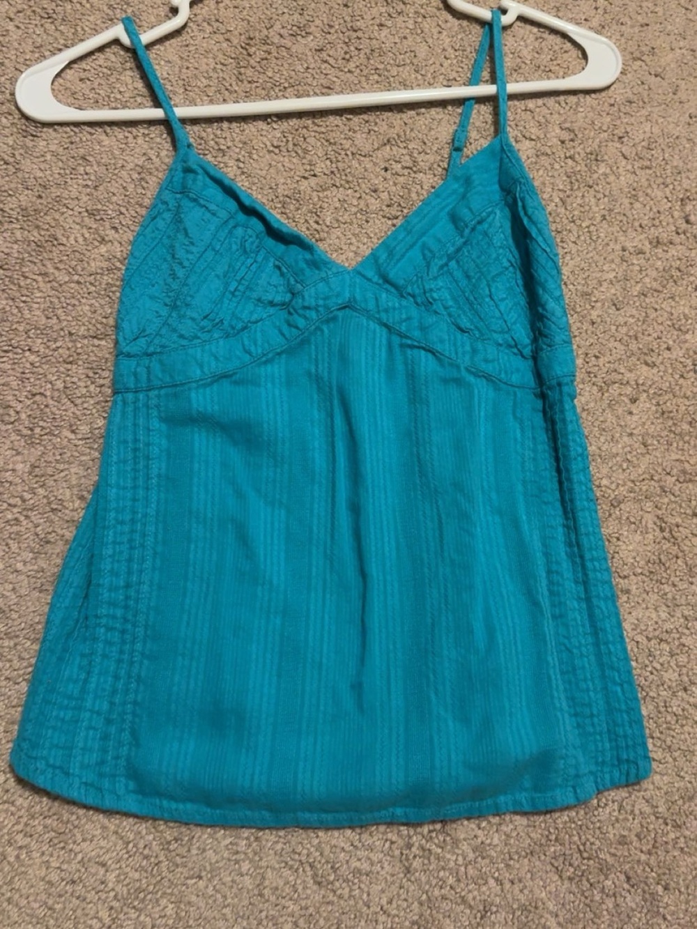 Women’s Teal Spaghetti Strap Camisole Top